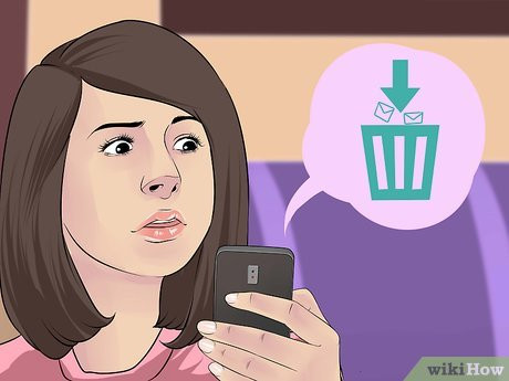 Step 3 Immediately delete any inappropriate pictures you receive.