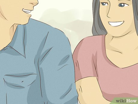 He'll come up with reasons to touch you when he wants to be closer.