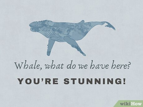 Send them a funny pick-up line to make them laugh.