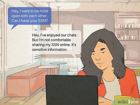 Never give your personal information to someone you meet on an app.