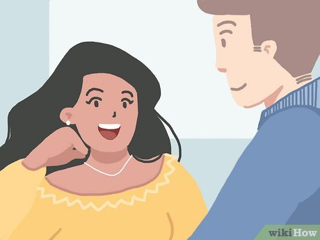 Tell him how cute and funny you think he is.