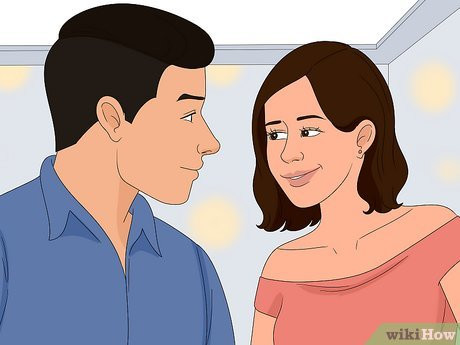 Eye contact sends a clear message that you're into him.