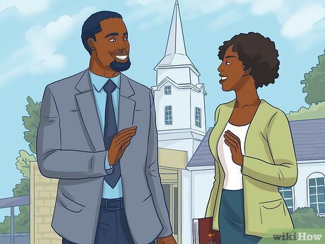 Meet a man at church to find someone with shared values.