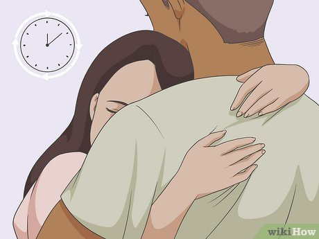 Step 5 Hold the hug for a few seconds.