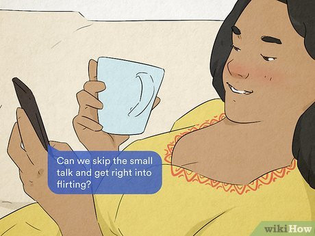 This is a flirty text that signals you're interested in him.