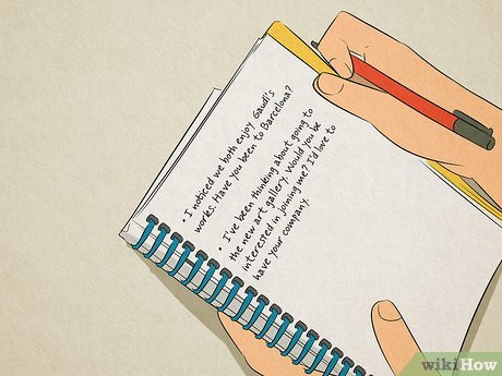 Step 2 Think up some conversation topics beforehand.