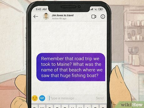 Step 1 Reach out in a low-key way over text or social media.